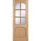 Oak Riviera RM2S 6 Glazed Clear Light Panels Un-Finished Internal Door - 1981mm x 838mm