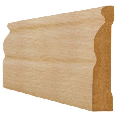 Oak Veneered Ogee Skirting - 3000mm x 95mm