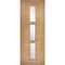 Oak Sofia 3 Light Panel Pre-Finished Internal Door - 1981mm x 762mm
