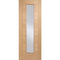 Oak Vancouver Long Light Pre-Finished Internal Fire Door FD30 - 1981mm x 838mm
