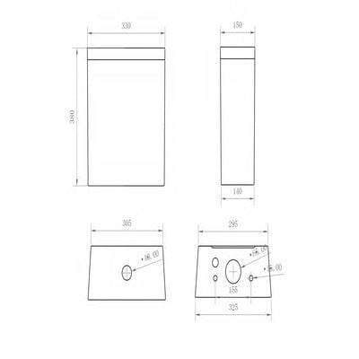 Piccolo Close Coupled Cistern