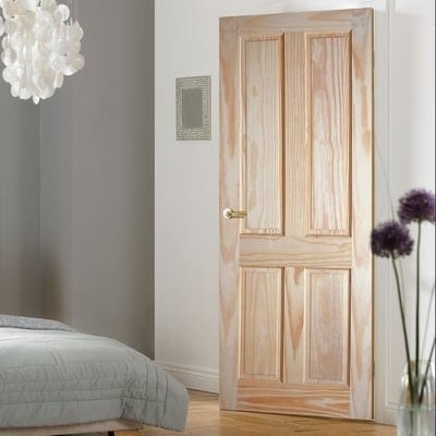 Clear Pine 4 Panel Interior Door - 1981mm x 711mm