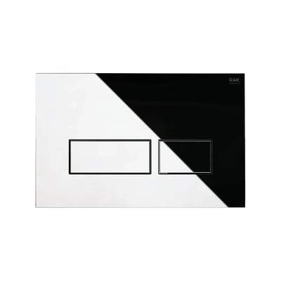 Polished Chrome Flush Plate with Chrome Push Plates - All Styles