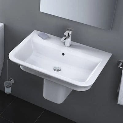 The Gap Basin with Semi Pedestal 1 Tap Hole - 550 x 470 x 140mm