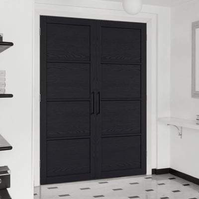 Soho Dark Charcoal Panelled Pre-Finished Internal Door - 1981mm x 838mm