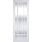 Manhattan White Primed 9 Panel Clear Bevelled Light Panels Interior Door - 1981mm x 838mm