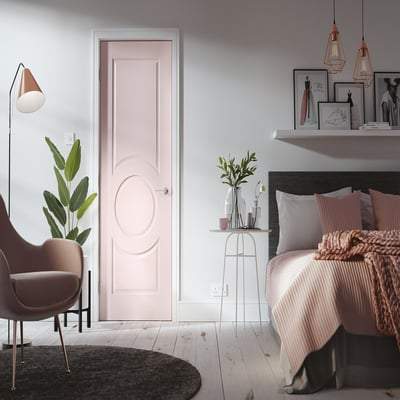 Montpellier White Primed 2 Panel Interior Door - 1981mm x 762mm