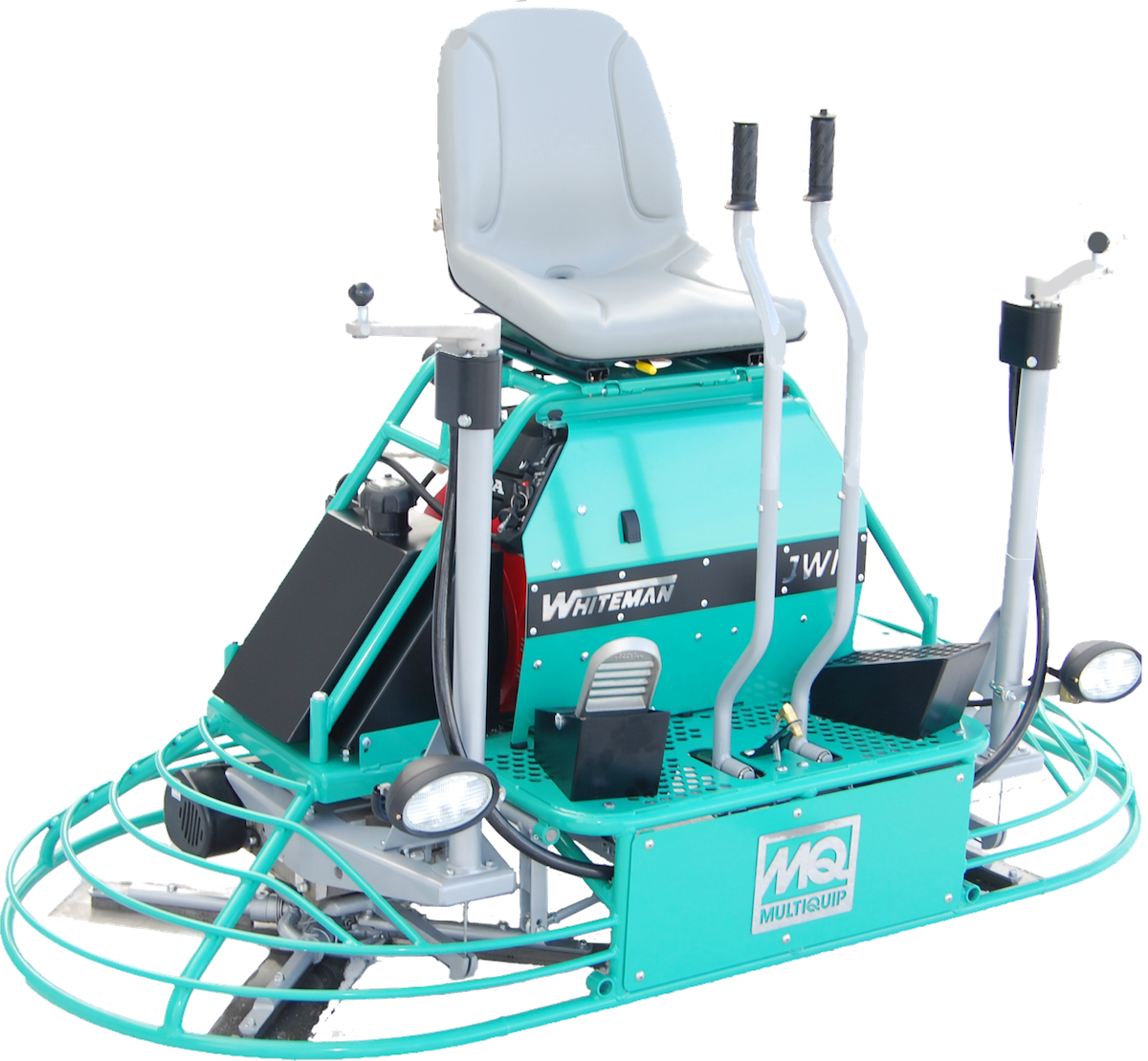 Multiquip JWN 36 Ride-On Power Trowel – Twin Rotor 36” Concrete Finishing Machine (Honda GX690)