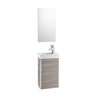 Mini Pack 450mm Base Unit, Basin, & Mirror - All Colours