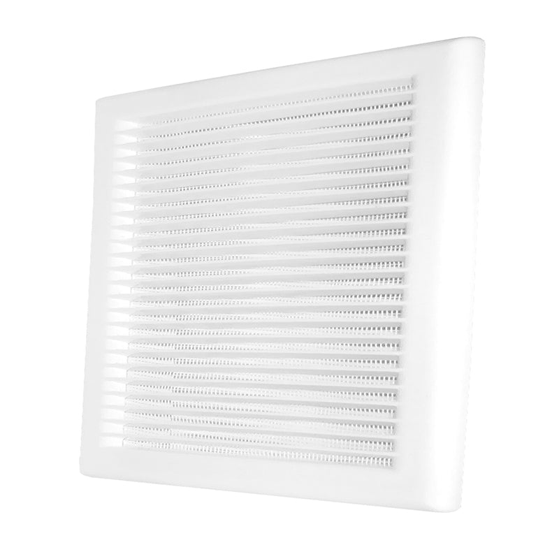 Louvre Vent White DL/125 RW LUX With Fly Mesh