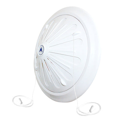 Adjustable Louvre Vent Round 80mm-160mm White