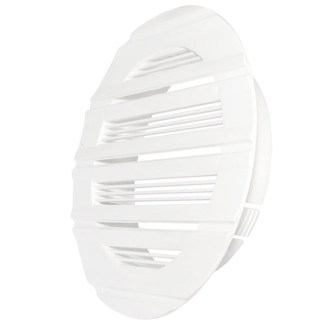 Louvre Vent Round Bella 100mm White
