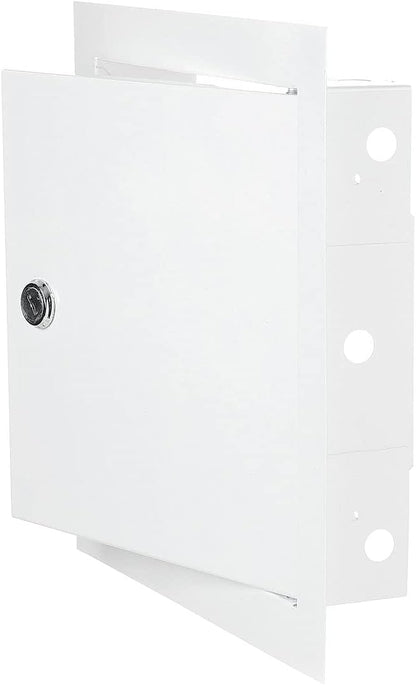 Access Panel Door Metal With Lock, White 200mm x 300mm
