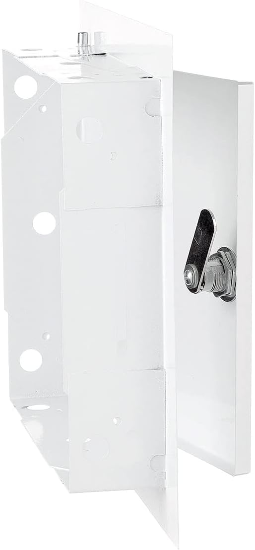 Access Panel Door Metal With Lock, White 300mm x 300mm