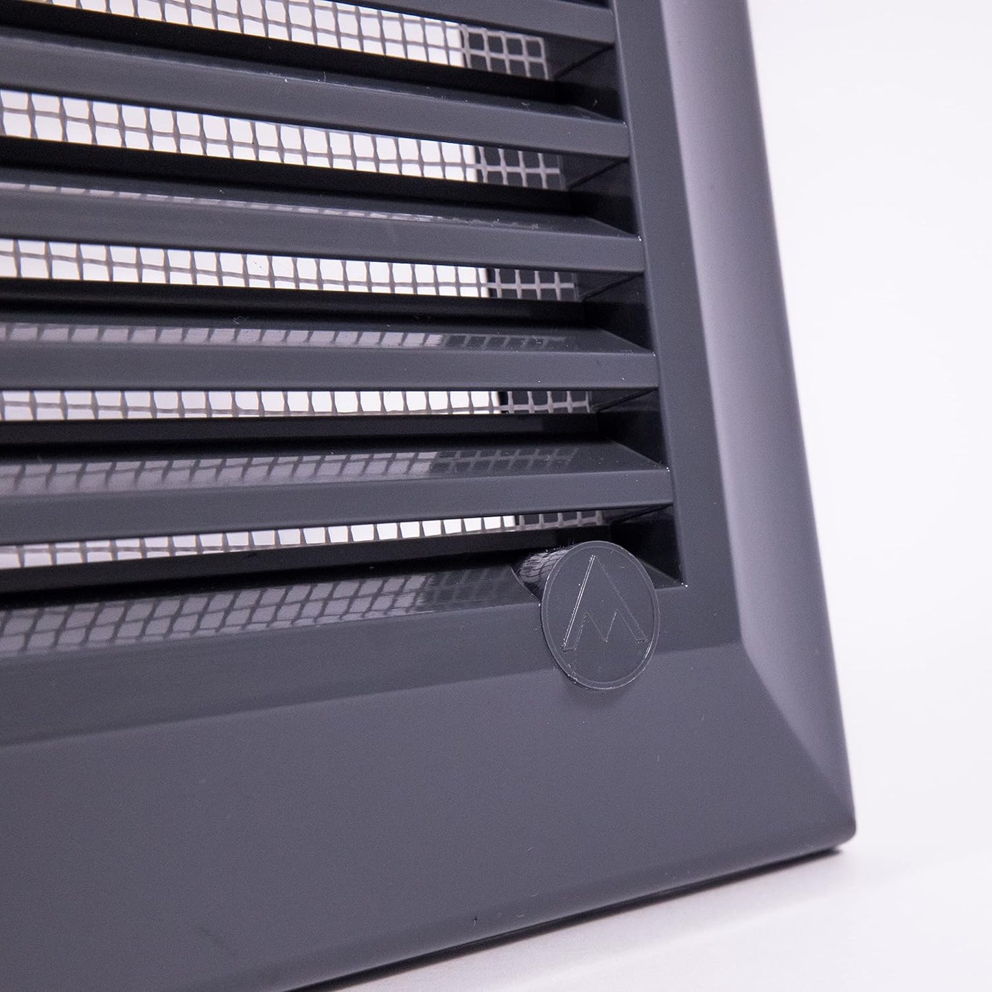 Louvre Vent Graphite Duo Smart 140/210 140mm X 210mm With Fly Mesh