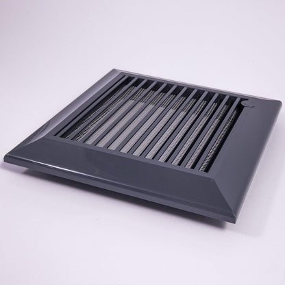 Louvre Vent Graphite Duo Smart 135G 135mm With Fly Mesh
