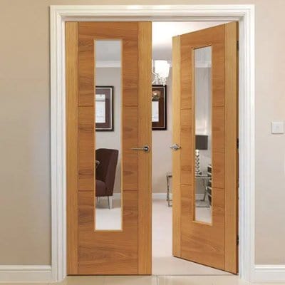Mistral Oak Pre Finished Glazed Internal Door - All Sizes