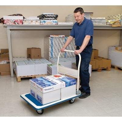 Platform Trolley with Folding Handle