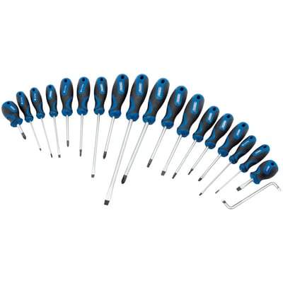 Soft Grip Screwdriver Set - (19 Piece)