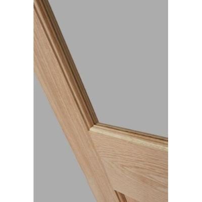 Victorian 4 Panel Oak Glazed Unfinished Internal Door - All Sizes
