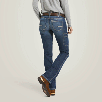 Ariat P21909 Womens Rebar DuraStretch Riveter Straight Leg Jean