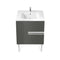 Victoria-N Unik 2 Drawer Vanity Unit With 700mm Basin - All Colours