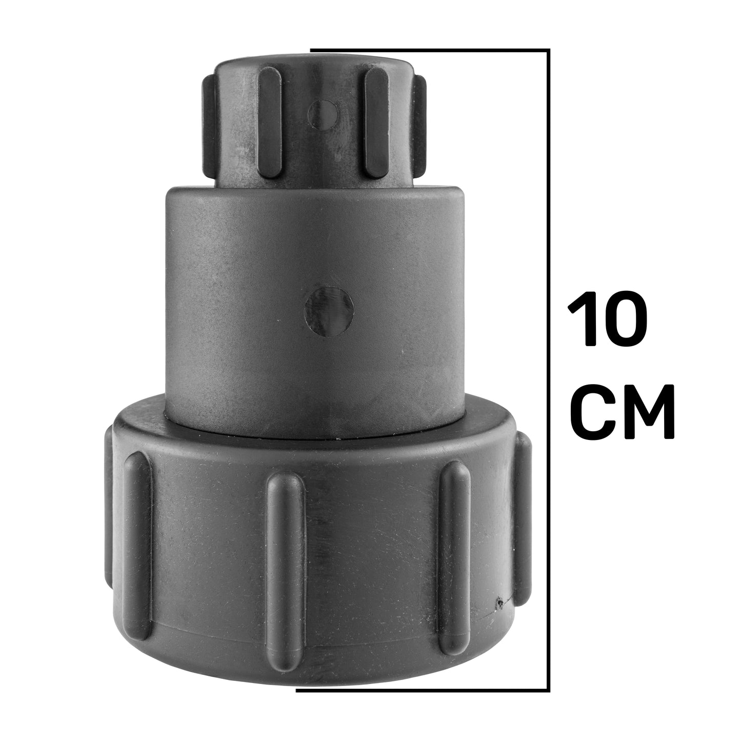 IBC 2” S60X6 – 3/4" BSPF Extender Adaptor with ¾” BSPM-F Lever Valve