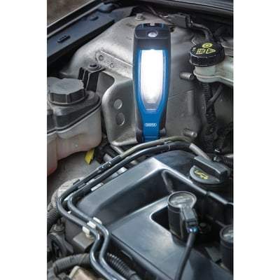 Draper LED Rechargeable Inspection Lamp With USB Charger & Cable (7W - 700 Lumens)