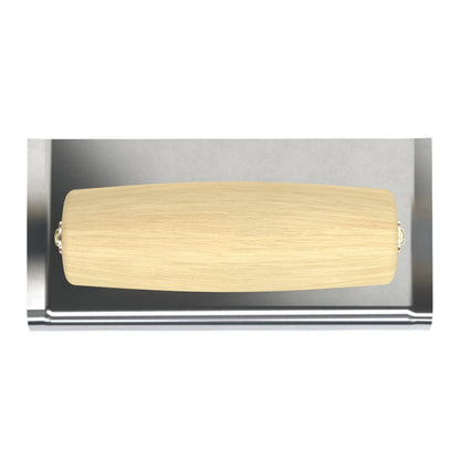 Bon Tool Curved End Concrete Edger - Wood Wave Handle