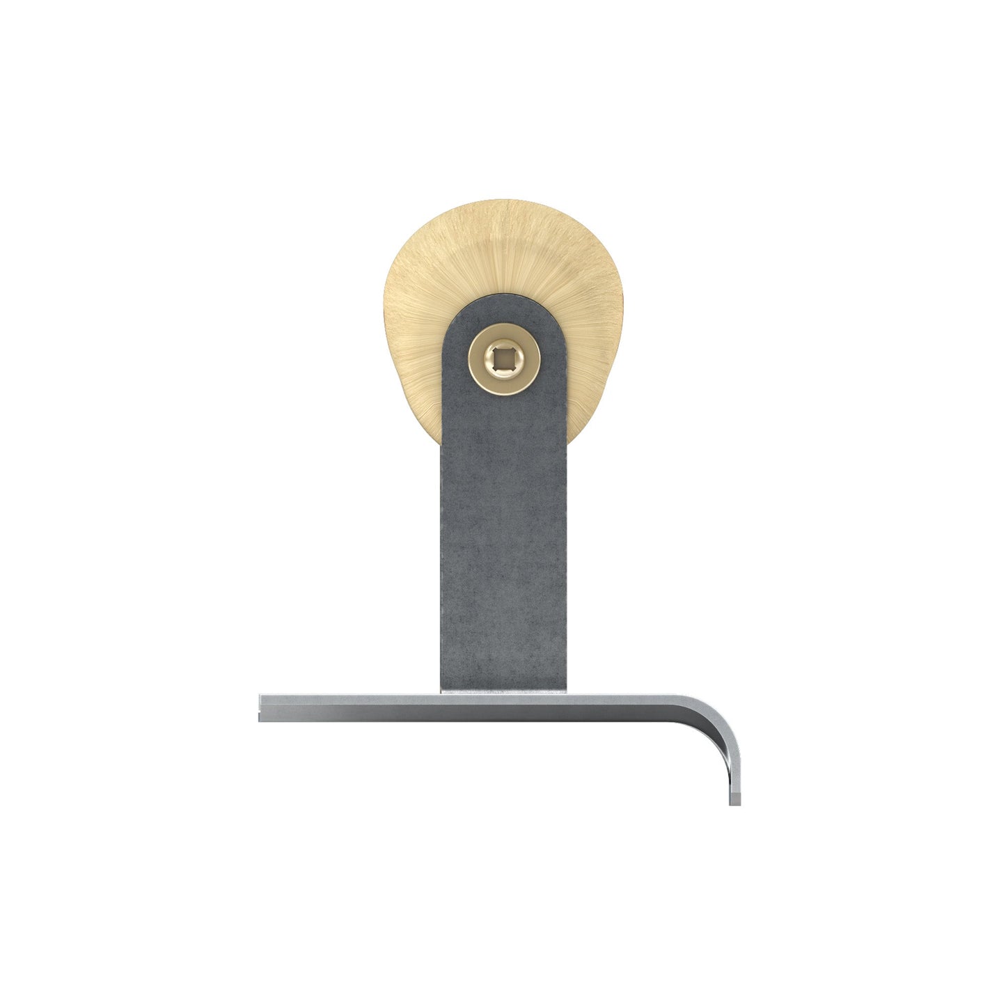 Bon Tool Curved End Concrete Edger - Wood Wave Handle