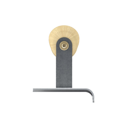 Bon Tool Curved End Concrete Edger - Wood Wave Handle
