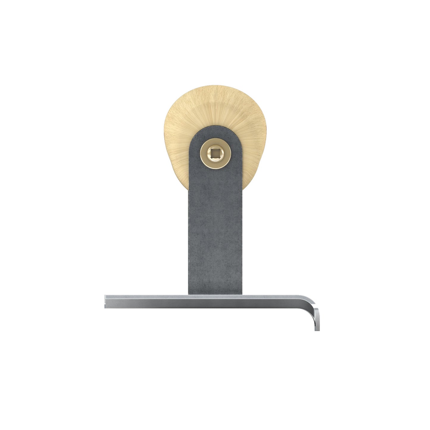 Bon Tool Curved End Concrete Edger - Wood Wave Handle
