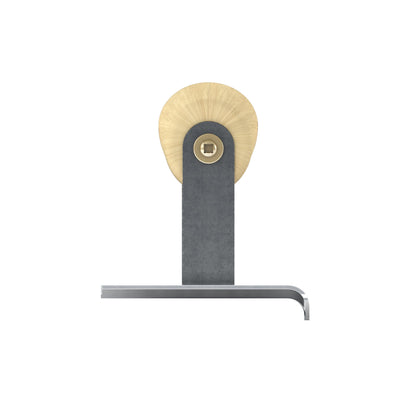Bon Tool Curved End Concrete Edger - Wood Wave Handle