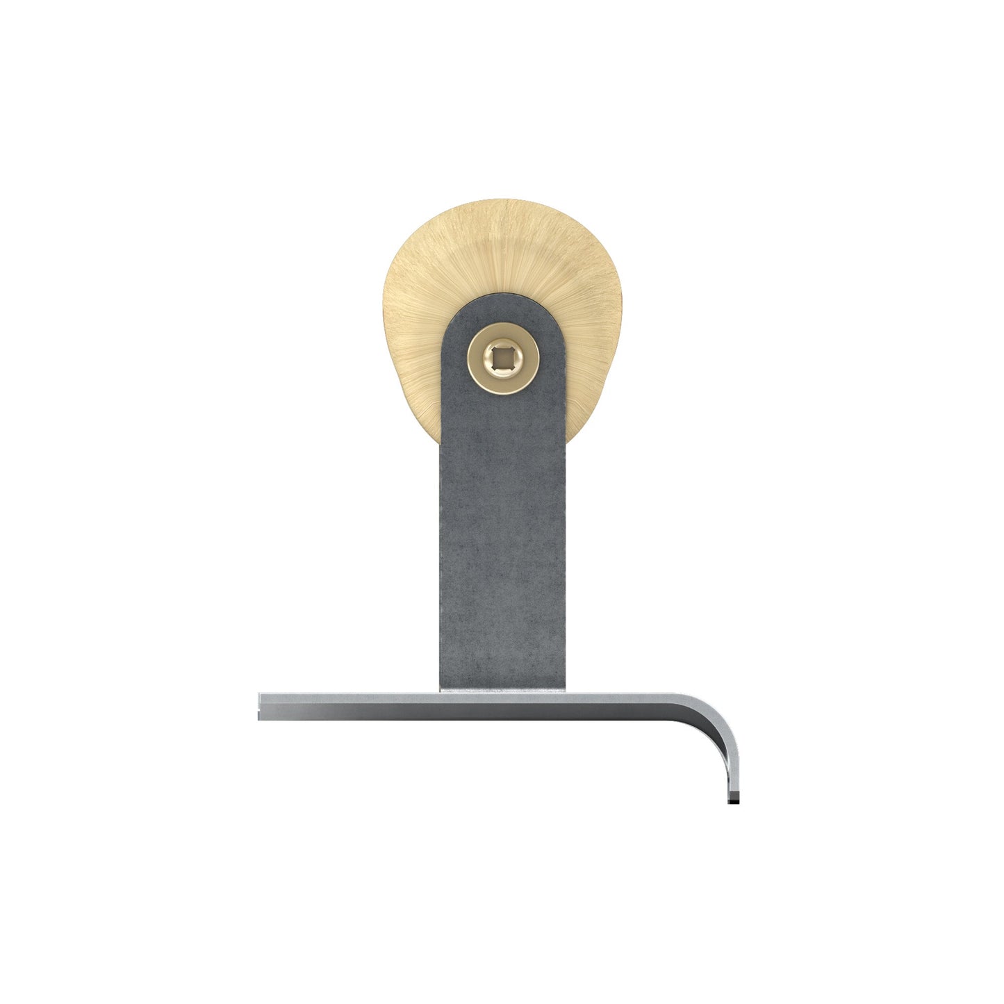 Bon Tool Curved End Concrete Edger - Wood Wave Handle