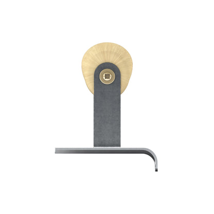 Bon Tool Curved End Concrete Edger - Wood Wave Handle