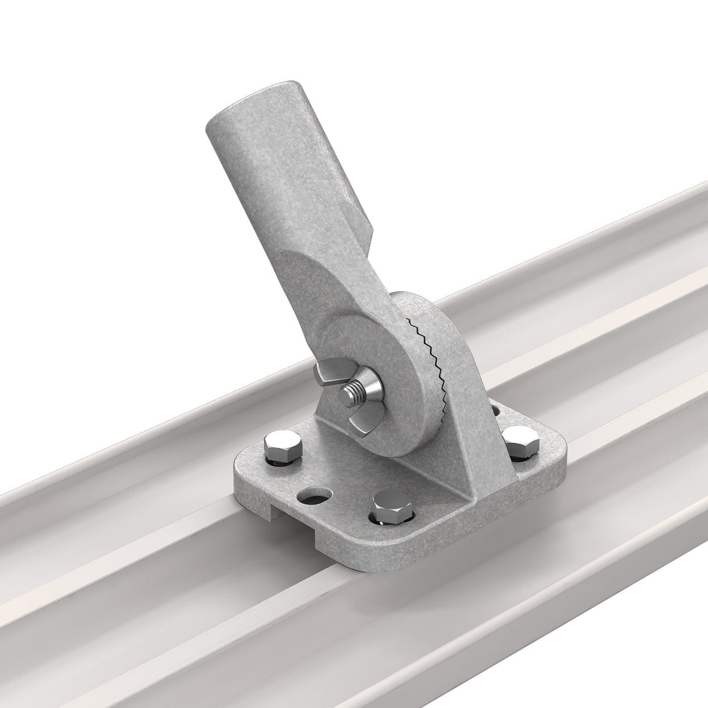 Bon Tool Round End Magnesium Bull Float with Threaded Handle Bracket