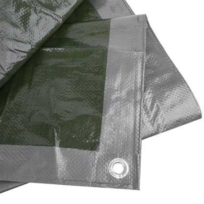 Silver M-Grade Tarpaulin 10m x 12m