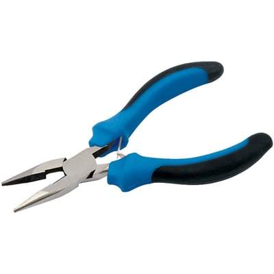 Soft Grip Long Nose Mini Pliers - 125mm