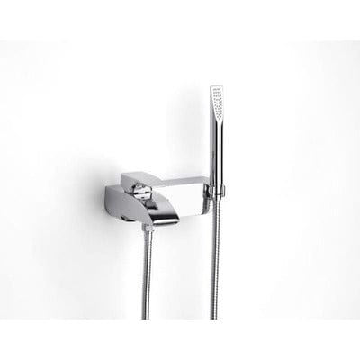 Thesis Chrome Wall Mounted Bath Shower Mixer Kit
