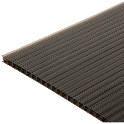 Triplewall Polycarbonate Sheet Bronze 2000mm x 1250mm x 16mm
