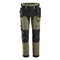 Snickers 6275 AllroundWork, 4-way Stretch Trousers Holster Pockets Khaki Green