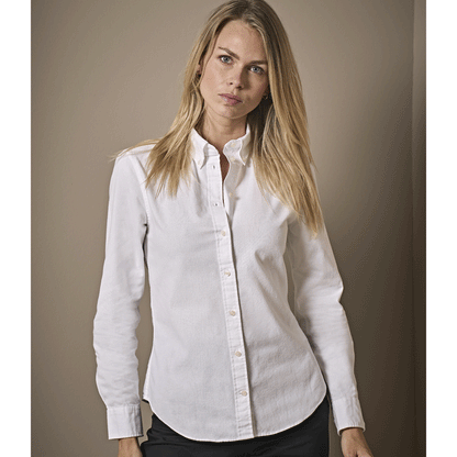 Tee Jays 4001 Ladies Perfect Long Sleeve Oxford Shirt