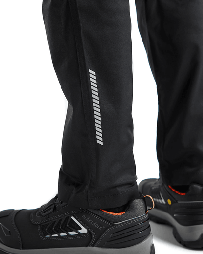 Blaklader 1448 Industry Stretch Kneepad Trousers Black/Hi-Vis Yellow