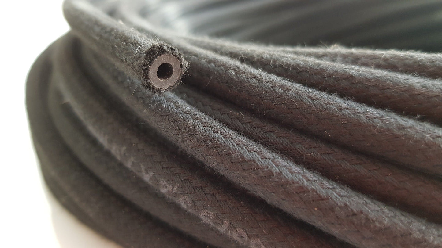 Rubber Reinforced with a Heat Resistant Textile Braid 10mm/15mm