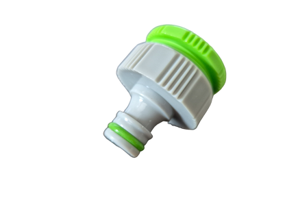 Female Tap Connector 3/4" or 1/2" BSP Female, Green/Gray