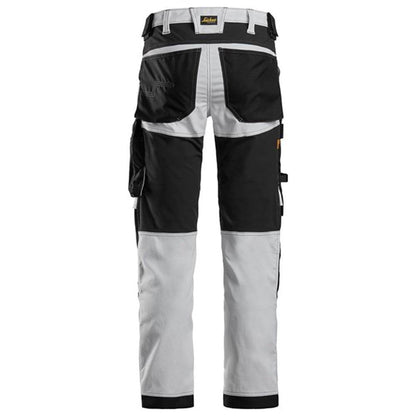 Snickers 6341 AllroundWork Stretch Trousers White