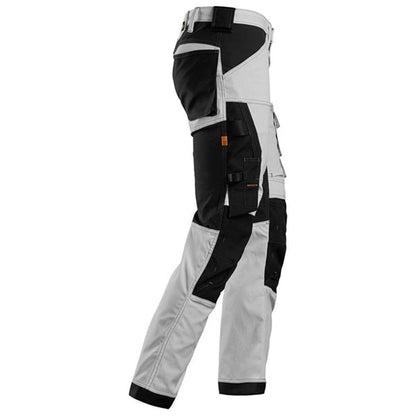 Snickers 6341 AllroundWork Stretch Trousers White