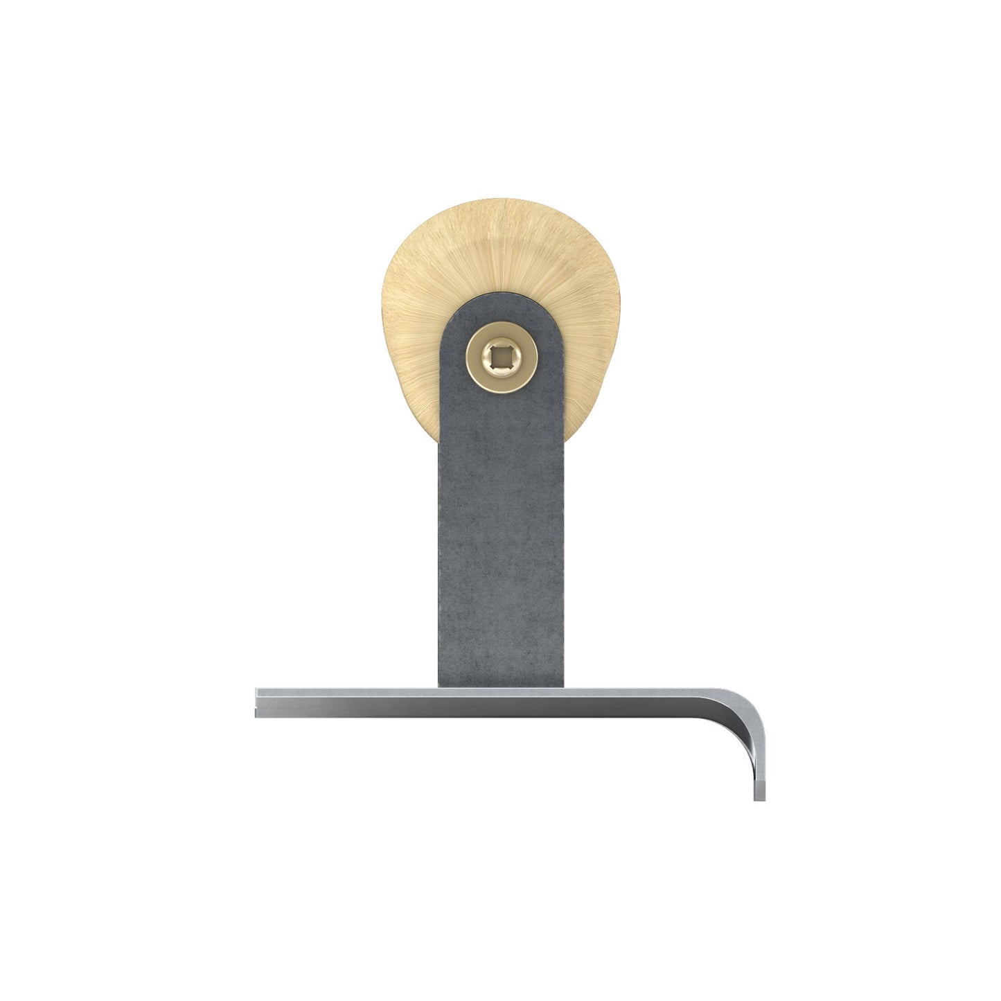 Bon Tool Curved End Concrete Edger - Wood Wave Handle