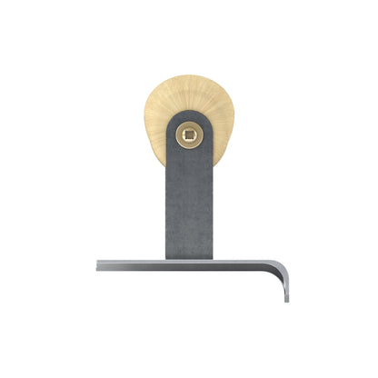 Bon Tool Curved End Concrete Edger - Wood Wave Handle