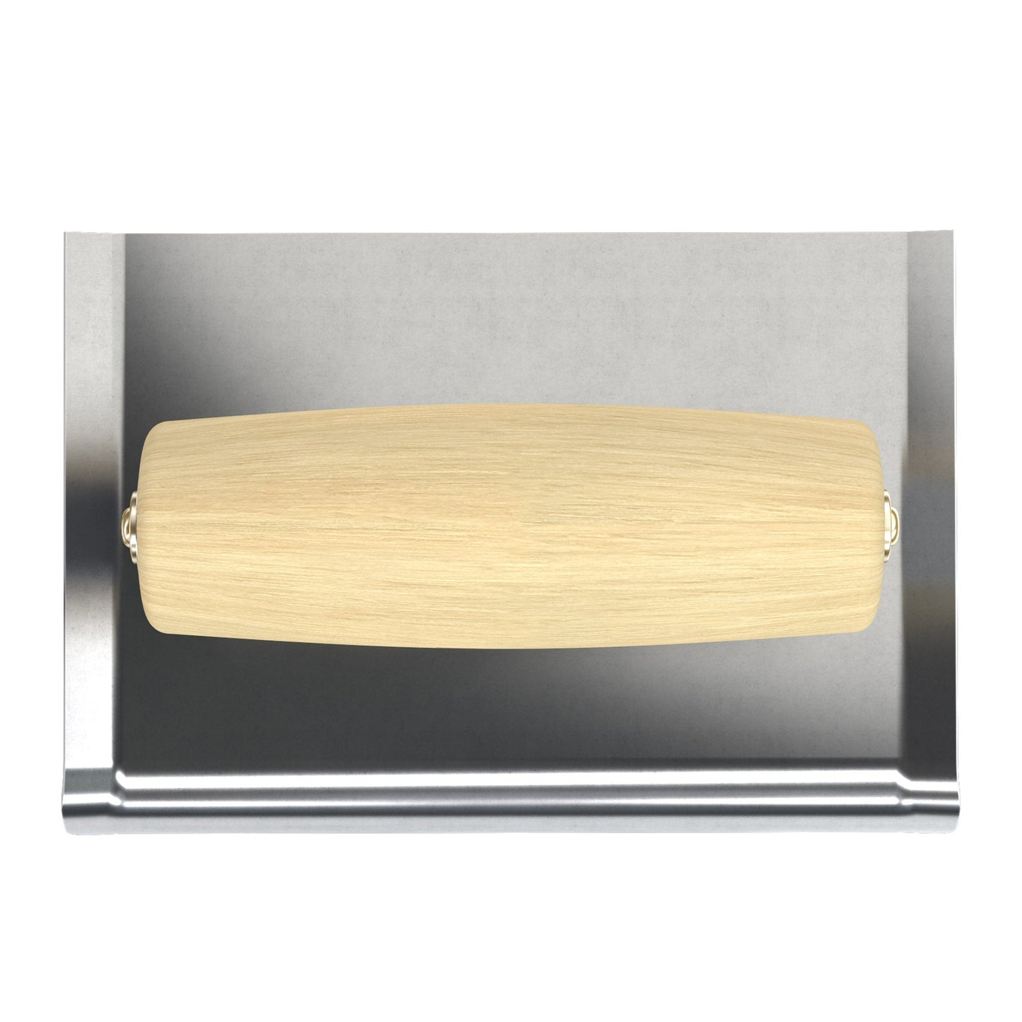 Bon Tool Curved End Concrete Edger - Wood Wave Handle